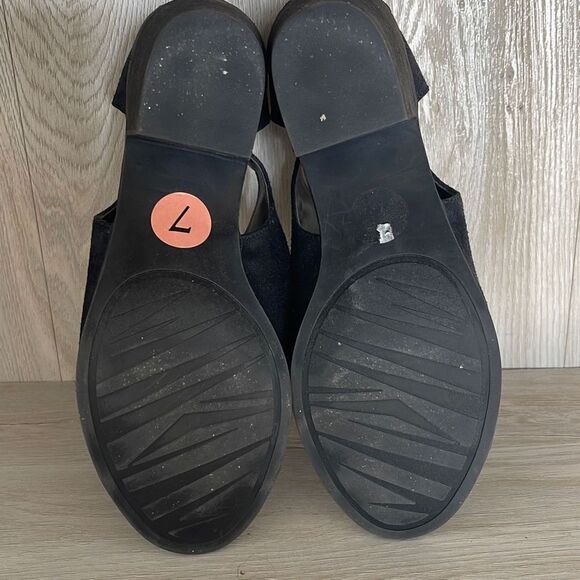 Carlos Santana Womens Sandals Boots DELLA Zip Closure Peep Toe Black Size 7 M - Picture 10 of 10